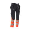 Afbeelding van Mascot Accelerate Safe Broek met spijkerzakken | 19131-711 | 10222-donkermarine/hi-vis rood