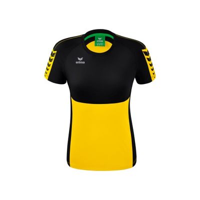 Foto van ERIMA Six Wings T-shirt Dames | geel/zwart | 1082224