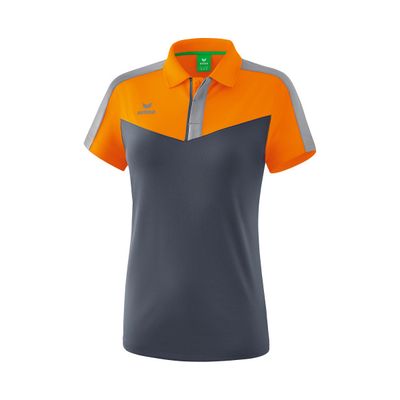 Squad polo Dames | new orange/slate grey/monument grey | 1112004