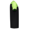 Afbeelding van T-shirt Bicolor Naden | zwart/limegroen | 102006-0937 | TRICORP WORKWEAR