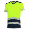 Afbeelding van T-shirt High Vis Bicolor | fluorgeel/donkermarine | 103006-17010 | TRICORP SAFETY