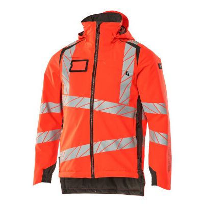 Foto van Mascot Accelerate Safe Winterjas | 19035-449 | 22218-hi-vis rood/donkerantraciet