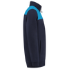 Afbeelding van Sweatvest Bicolor Naden | donkermarine/turkoois | 302014-01087 | TRICORP WORKWEAR