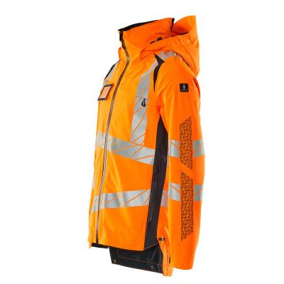 Foto van Mascot Accelerate Safe Shell jas | 19001-449 | 14010-hi-vis oranje/donkermarine