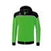 Erima Change trainingsjack met capuchon heren, green/zwart/wit, 1032303