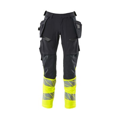 Mascot Accelerate Safe Broek met spijkerzakken | 19131-711 | 01017-donkermarine/hi-vis geel Mascot Accelerate Safe Broek met spijkerzakken | 19131-711 | 01017-donkermarine/hi-vis geel
