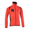 Afbeelding van Mascot Accelerate Safe Fleecetrui met rits | 19403-316 | 22218-hi-vis rood/donkerantraciet