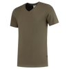 Afbeelding van T-shirt V Hals Fitted | legergroen | 101005-13 | TRICORP WORKWEAR