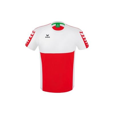Foto van ERIMA Six Wings T-shirt Unisex | rood/wit | 1082215