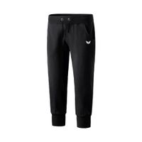 ERIMA 3/4-sweatbroek met boorden Dames | zwart | 210200