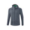 Afbeelding van ERIMA LIGA STAR trainingsjack met capuchon Kinderen | slate grey/zwart | 1032330
