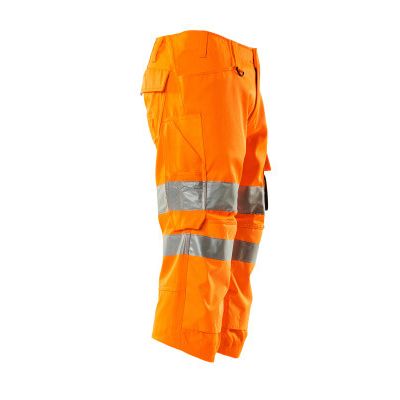 Foto van Driekwart broek met kniezakken, klasse 2 | 17549-860 | 014-hi-vis oranje