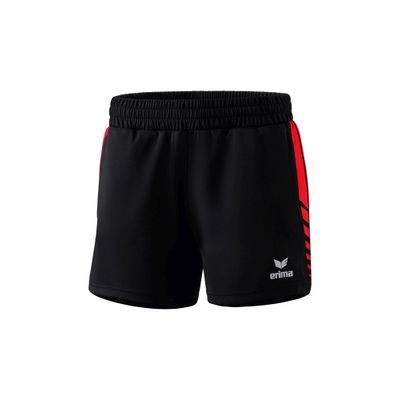 Foto van ERIMA Six Wings worker short Dames | zwart/rood | 1152201