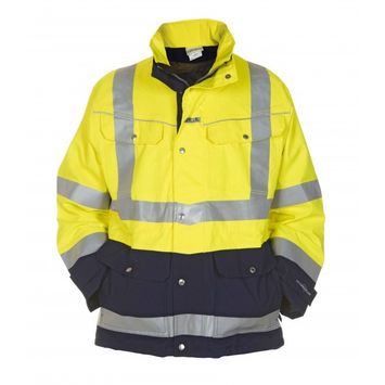 Foto van Hydrowear Frankfurt parka EN471 | 04021598-171 | geel/marine