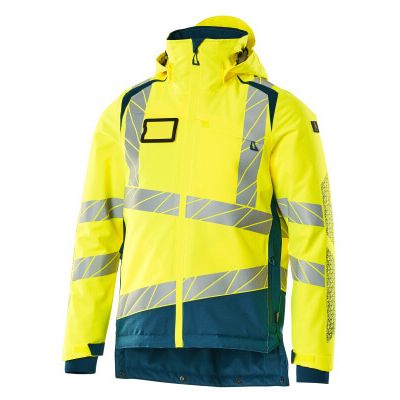 Foto van Mascot Accelerate Safe Winterjas | 19335-231 | 1744-hi-vis geel/donkerpetrol