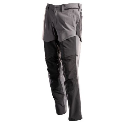 Mascot CUSTOMIZED Broek met kniezakken | 22379-311 | 8909-steengrijs/zwart Mascot CUSTOMIZED Broek met kniezakken | 22379-311 | 8909-steengrijs/zwart