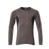 Mascot 18381-959 T-shirt, met lange mouwen donker antraciet/zwart