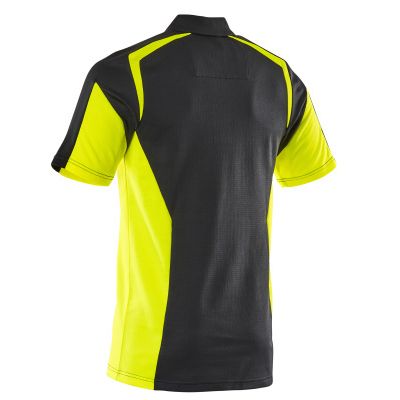 Foto van Mascot Accelerate Safe Poloshirt | 22083-771 | 0917-zwart/hi-vis geel