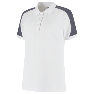 Poloshirt Bicolor Redefined Dames | wit/antraciet | 206108-06888 | TRICORP WORKWEAR