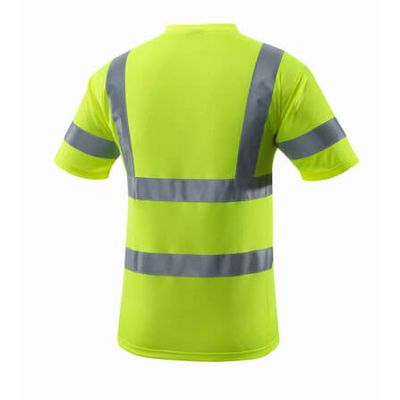 Foto van T-shirt, V-hals, klasse 2 | 18282-995 | 017-hi-vis geel