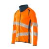 Afbeelding van Mascot Accelerate Safe Sweatshirt met rits | 19184-781 | 1444-hi-vis oranje/donkerpetrol