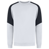 Afbeelding van Sweater Bicolor Redefined | wit/antraciet | 306112-06888 | TRICORP WORKWEAR