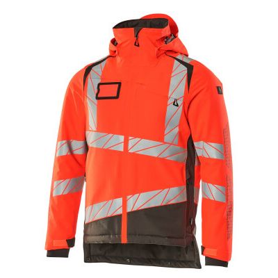 Foto van Mascot Accelerate Safe Winterjas | 19335-231 | 22218-hi-vis rood/donkerantraciet