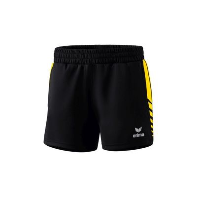 Foto van ERIMA Six Wings worker short Dames | zwart/geel | 1152206