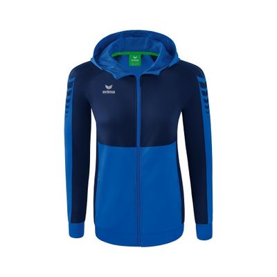 Foto van ERIMA Six Wings trainingsjack met capuchon Dames | new royal/new navy | 1032217