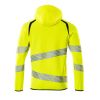 Afbeelding van Mascot Accelerate Safe Capuchontrui met rits | 19284-781 | 17010-hi-vis geel/donkermarine