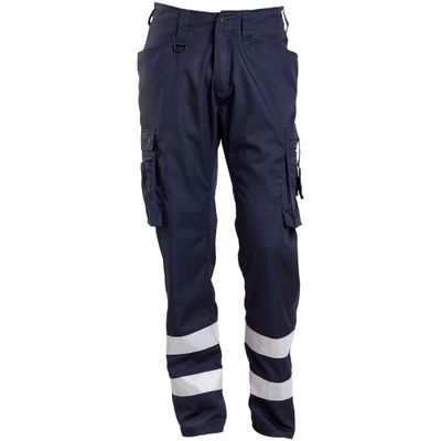 Servicebroek met reflectiebanden, lichtg | 17879-230 | 010-donkermarine Servicebroek met reflectiebanden, lichtg | 17879-230 | 010-donkermarine
