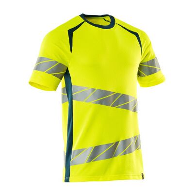 Foto van Mascot Accelerate Safe T-shirt | 19082-771 | 1744-hi-vis geel/donkerpetrol