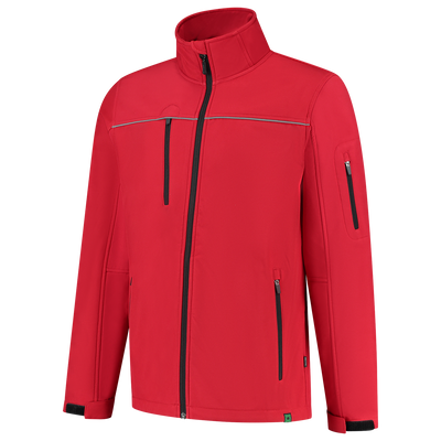 Foto van Softshell Luxe Rewear | rood | 402701-02 | TRICORP WORKWEAR