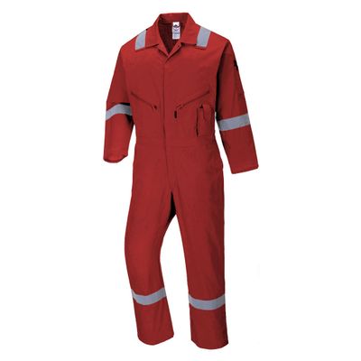 PortWest Iona Cotton Overall Rood| C814