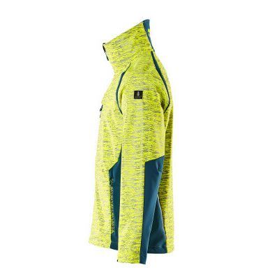 Foto van Mascot Accelerate Safe Softshell jas | 19202-291 | 1744-hi-vis geel/donkerpetrol