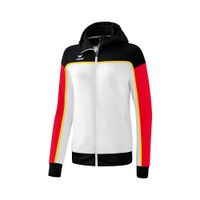 ERIMA CHANGE by erima trainingsjack met capuchon Dames | wit/zwart/rood | 1032318
