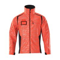 Mascot Accelerate Safe Softshell jas | 19202-291 | 22210-hi-vis rood/donkermarine