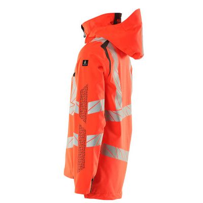 Foto van Mascot Accelerate Safe Shell jas | 19001-449 | 22218-hi-vis rood/donkerantraciet