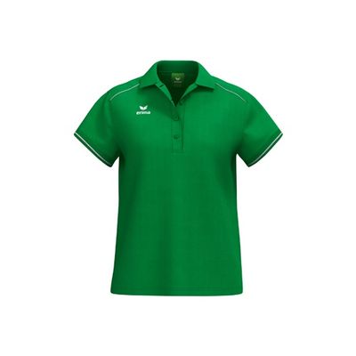Erima Basic CMPT poloshirt dames 2112541, smaragd/wit