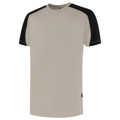 Foto van T-shirt Bicolor Redefined | zand/zwart | 106106-5509 | TRICORP WORKWEAR