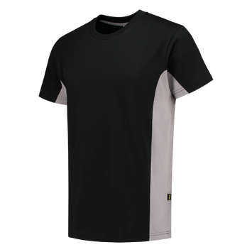 Foto van T-shirt Bicolor | zwart/grijs | 102004-09 | TRICORP WORKWEAR