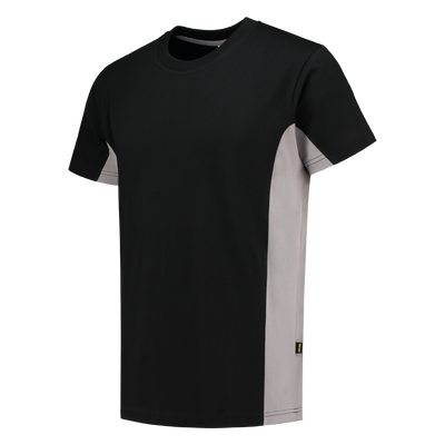 Foto van T-shirt Bicolor | zwart/grijs | 102004-09 | TRICORP WORKWEAR
