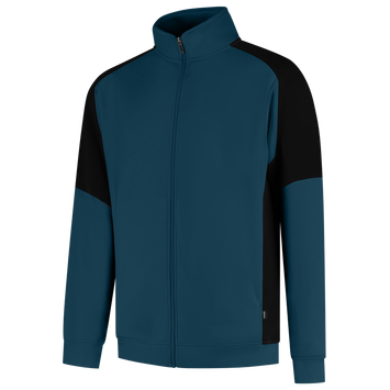 Foto van Sweatvest Bicolor Redefined | petrol/zwart | 306108-9309 | TRICORP WORKWEAR
