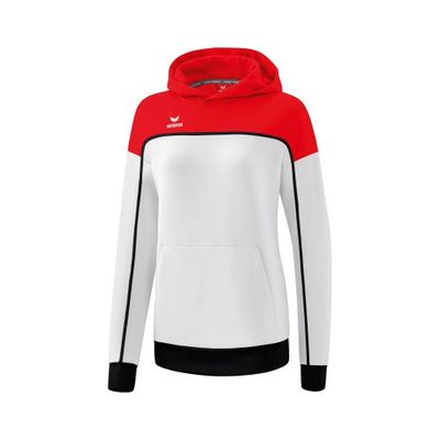 Foto van ERIMA CHANGE by erima sweatshirt met capuchon Dames | wit/rood/zwart | 1072315
