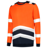 Afbeelding van Sweater High Vis Bicolor | fluororanje/donkermarine | 303004-14010 | TRICORP SAFETY