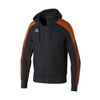 Afbeelding van ERIMA EVO STAR trainingsjack met capuchon Kinderen | zwart/oranje | 1032410