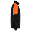 Afbeelding van Zip Sweater Bicolor Redefined | zwart/oranje | 306111-0998 | TRICORP WORKWEAR