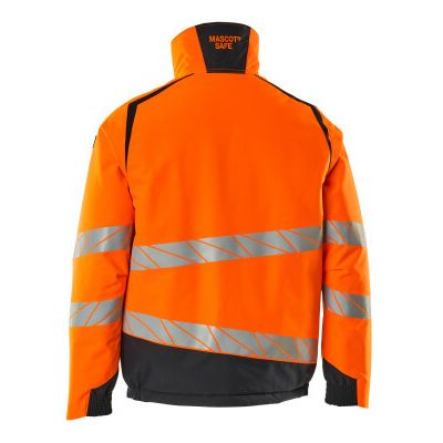 Foto van Mascot Accelerate Safe Winterjas | 19435-231 | 14010-hi-vis oranje/donkermarine