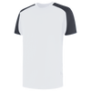 Afbeelding van T-shirt Bicolor Redefined | wit/antraciet | 106106-06888 | TRICORP WORKWEAR