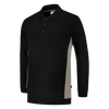 Afbeelding van Polosweater Bicolor Borstzak | zwart/grijs | 302001-09 | TRICORP WORKWEAR